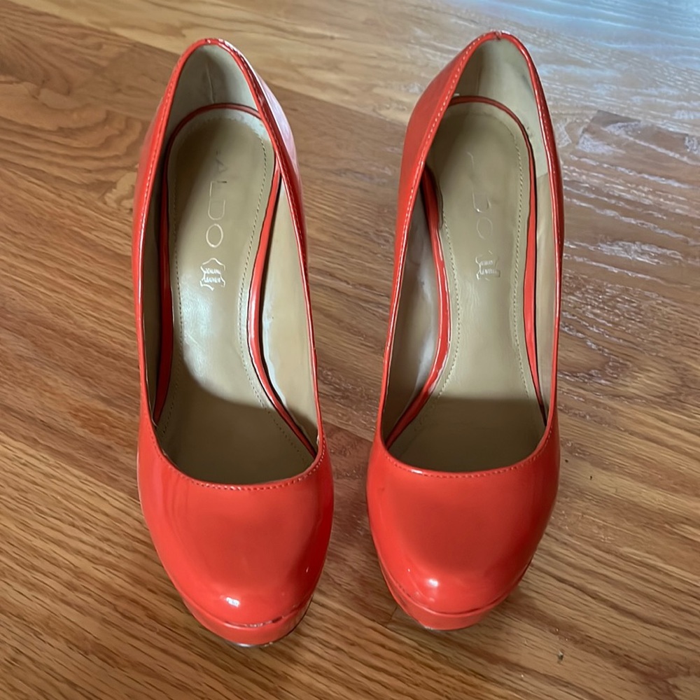 Aldo heels coral